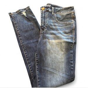 Maurices High-Rise Everflex Dark Blue Jeans